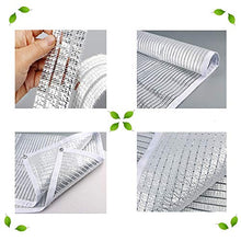 ZAZAP Tenda Ombreggiante, Parasole Riflettente in Lamina di Alluminio, Maglia Paralume per Giardino Resistente Ai Raggi UV, Utilizzata in Giardini in Serra O Succulente, Protezione Solare 75%