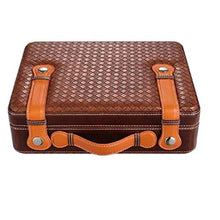 NIHAOA Accessori del Sigaro Caso corrosione Cigar Tavolo con igrometro e umidificatore - Portatile Scatola di sigari, con buona Tenuta Buon apporto di umidità