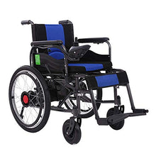 Accessori per la casa Carrozzina elettrica pieghevole a doppia funzione leggera per anziani disabili (batteria agli ioni di litio da 20 A) Azionamento con alimentazione elettrica o utilizzo come se