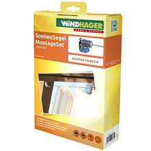 Windhager Kit Montaggio per Tende da Sole INOXLINE, Set Completo con Cavo in Acciaio Inox, pergola Giardino d'inverno, 10885, Argento