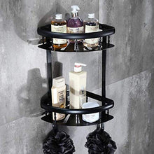 NHLBD Mensola da Bagno, mensola portaoggetti - 2nd Floor, Doccia cremagliera d'angolo, Parete Doccia Hanging Bagagli Mensola Rettangolare Caddy for Cucina Bagno partizione