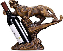 Elegante Semplicità Portabottiglie Decor Free Standing, Statua Ornamenti Animali, Artigianato in Resina Retrò, Portabottiglie da Pavimento, Centrotavola per Decorazioni per la Casa Di Moda (36 * 14 *