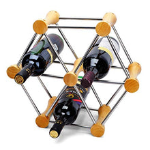 LHQ-HQ varietà Wine Rack Possibile assemblare Una varietà di Modellazione -Perfetto for Bar, Cantina, Scantinato, Gabinetto, dispensa, ECC Decoration Wine Set, 6 Bottiglie di Vino