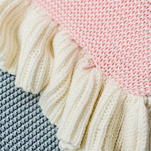 Divano Per Il Tempo Libero Cuscino Casa Creativo Letto Casa Indietro Lovely Cotton Knitted Cuscino Decorative Cuscino Knitting Patterns Ufficio Decor Fotografia Prop,Blue