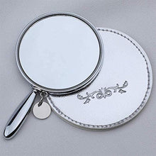 LBWARMB Trucco Specchio con luci Piccolo Specchio di Metallo squisita Specchio Portatile Femminile Specchio Portatile di Trucco