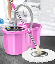 SSAYY Spray Mop Mop in Acciaio Inossidabile/Mop Rotante A Doppio Azionamento/Mop Rotante per Uso Domestico/Vassoio in Acciaio Inossidabile di Alta qualità