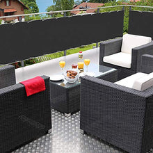 ROBAG Frangivista per Il Balcone, Frangivento Protezione da Raggi, Resistente agli Agenti atmosferici, di Facile Manutenzione per Ringhiera Protezione Balcone, 80x950cm, Antracite