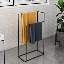 Hjypmjj Porta asciugamani,Portasciugamani da Terra,Porta Asciugamani da Bagno,Scala Portasciugamani/d'oro / 91x42x20cm