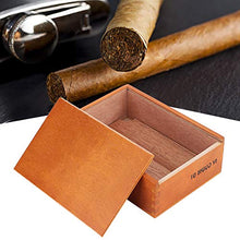 Portasigari, Scatola di Immagazzinaggio del Sigaro Della Cassa Dell'Umidificatore All'Aperto di Viaggio Portatile di Legno Regalo Ideale per Compleanno, Matrimonio, Regalo Aziendale