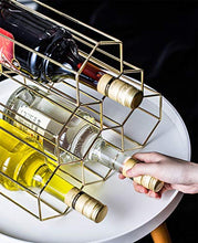 JL Controsoffitto Wine Rack - Porta 6 Bottiglia di Vino for i Vini Bagagli - No Assembly Required - Vino Rack controsoffitto - Piccolo Wine Rack - Bottiglia di Vino Bagagli - Tavolo Wine Rack