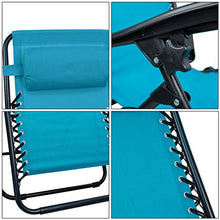 Arcoiris Lettino pieghevole arcobaleno, sedie a dondolo da giardino per esterno con imbottitura per la testa regolabile, ergonomico, 165x65x110 cm (Pack 1, Azul)