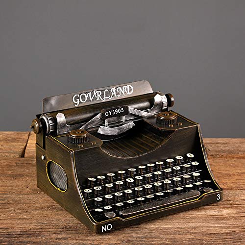 LCSD Creativo Iron Decorazione di Arte Modello di Macchina da Scrivere Soggiorno Vino Mobile TV Gabinetto Ornamenti Casa Artigianato 35 * 25 * 19 Centimetri Ornamenti
