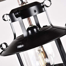 N/Z Home Equipment Style Iron Craft E27/e26 Small Country Style Creative Boat Wood Lantern 60w Bar Easy to Tall