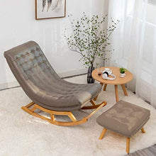 Sedia a dondolo Sedia a sdraio patio giardino Vacanze Lettino prendisole Sedia relax Sedia relax Sedia da lettura per il tempo libero Sedia divano Sedia reclinabile per donna incinta Sedia a riposo