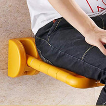 Parete-montato In Plastica Pieghevole Doccia Sedile Bagno,pieghevole Goccia-foglia Sgabello Cambiare Panca Per Scarpe Impermeabile Bagno Sedile Porta Ingresso Giallo 39.5x40x48cm(16x16x19inch)