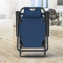DLILI Sedie Esterno, Poltrona Relax, Sedia Portatile Regolabile Senza Peso, comosedia Spiaggia, Sedia Ufficio Grigia