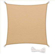 ZHAO Tenda parasole rettangolare da giardino Balkonund traspirante tessuto HDPE idrorepellente e antivento protezione solare 3 x 3 m (dimensioni: 5 x 5 m)