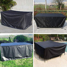 JYSSH Copertura per Mobili da Giardino, Tessuto Oxford Copridivano da Patio, Resistente alla Polvere Coperture Protettive per Sedie da Giardino con Coulisse per Divano da Esterno,100X100X140cm