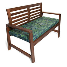 Celina Digby® - Cuscino impermeabile a 3 posti, con imbottitura in schiuma morbida, 144 x 54 x 6 cm, colore: Verde felce