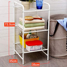 LYM &ripiano di stoccaggio A Pavimento Rack, Piazza Bagno 3 Strati di memorizzazione di cremagliera d'angolo ripiano Scaffale di Finitura