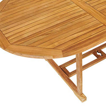 SKM Set da Pranzo da Giardino 7 pz in Legno Massello di Teak (78.77kg)