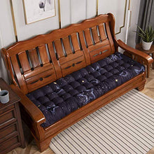 Giardino Patio Panca da panca imbottata Cuscino da esterno per interni Mobili da esterno Overtuffed Papasan Sedia a dondolo Cuscini Assomentazione trapuntata Sedile Long Sedile Blu 43x110cm (17x43in)