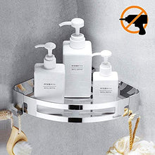 GYCS Cestello portaoggetti per Doccia Mensola angolare per Bagno con Ganci - Rack a Parete per Cucina - Nessuna Perforazione con Colla autoadesiva