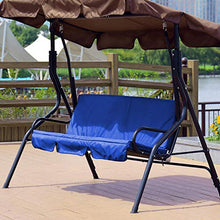 Emoshayoga Cuscino per Altalena da Esterno per Altalena per Patio da Giardino(Dark Blue (Supplier Specification: Blue), 12)