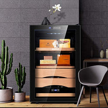Umidificatori Humidor Costante Di Temperatura E Umidità Cigar Cabinet Idratante Sportello Dell'auto Singolo Costante Temperatura Di Frigorifero Costante Temperatura E Umidità Possono Tenere 400 Sigari