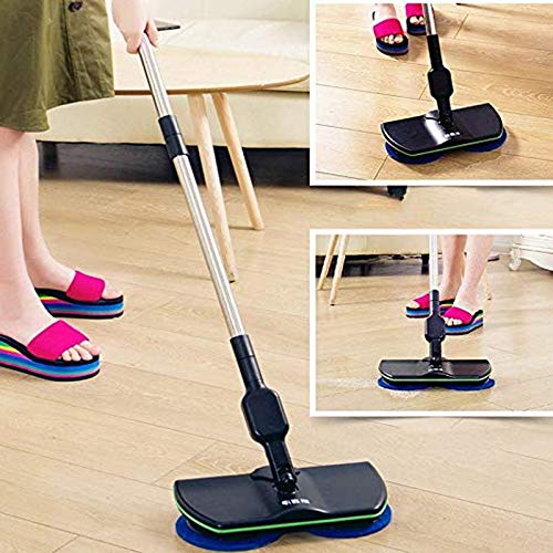 SSAYY Spray Mop Mop Rotante Elettrico Senza Fili Pulizia Mop Rotante Portatile Spazzola per Pavimenti Alimentata A Batteria Ricaricabile Spazzola per Pavimenti A Parete