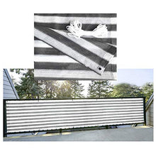 XJJUN Copertura per Schermo Privacy per Balcone, Resistente alle Intemperie, Resistente Ai Raggi UV, per Ringhiera di Appartamenti, Recinzione da Giardino Bassa, Patio sul Ponte, con Occhielli