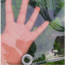 JXQ - Telone impermeabile resistente, impermeabile, per piante e giardini (0,55 mm/450 g/m²) (dimensioni: 1,8 x 5 m/5,9 x 16,4 piedi)