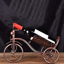 SODIAL Portabottiglie da Vino da Tavolo Portabottiglie da Vino per La Casa Portabottiglie da Vino nel Ferro Stile Creativo per Biciclette Espositore da Tavolo per Soggiorno