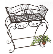 DanDiBo Porta Fiori 85 cm Panca Fiori 12554 XL Metallo Scaffale Fiori Tavolinetto Tavolo