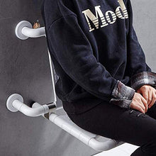 BAIHAO Sgabelli da Bagno a Parete Sedia Pieghevole per Doccia Sedia da Bagno Sedile Antiscivolo Toilette per Anziani Disabili in Acciaio Inox Fasciatoio
