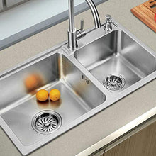 Lavello Lavello da Cucina Anti-Olio Anti-Olio ad Alta capacità Lavello Lavello Lavabile in Acciaio Inox Spazzolato Lavabi
