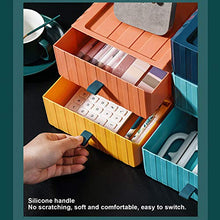 Organizer da tavolo Scatola portaoggetti Cassetto 4 pezzi Cassetto portaoggetti in plastica Organizzazione scrivania Cassetti portaoggetti impilabili Set per accessori per ufficio a casa Gioielli e me