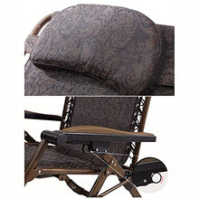 JFFFFWI Sedia Pieghevole Zero Gravity Lettini Prendisole Letto Pieghevole Sedie reclinabili da Giardino Regolabili Sedia Relax da Ufficio Portatile con Supporto poggiatesta
