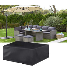 WYZQ Fodere per mobili da Giardino Rettangolari Impermeabili 180x120x74cm, Fodere per mobili da Giardino per Esterni, Fodere per Set di mobili da Esterno, Set di mobili Resistenti alla Pioggia e alla