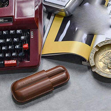 SHAOXI Vassoio di Cenere di Sigaro Viaggi di Trasporto Cigar Humidor-2 Cigar Humidor Portatile umidificatore Viaggio Cigar Cigar Set idratante Tubo