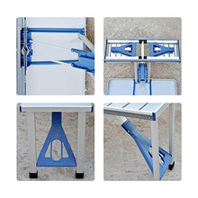JDJD Tabella Outdoor Picnic Multifunzione Durable Portable Portatile Barbecue Barbecue BBQ Camping in Lega Alluminio Pieghevole Tavolo Pranzo All'aperto Picnic Tavolo Pranzo Sgabelli Tavolo