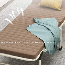 XJAXY Letto Pieghevole per Adulti, Heavy Duty Pieghevole Base di Sonno, A Sei Rapporti Schienale Regolazione, Viaggi Portatile Letto Nap per Indoor & Uso Ufficio