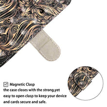 Bear Village® Huawei Mate 10 Cover, Alta qualità Custodia in Pelle con TPU Antiurto Interno Caso, Funzione Stand, Magnetica Cover per Huawei Mate 10, Gufo