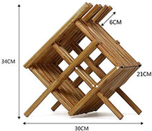 DJSMjbj Solido Legno for Il Vino del Supporto della cremagliera Creativa del Vino Rack Ristorante Wine Glass Europea Rack Calice Rack Hanging Facile da installare Ripiani Decke