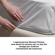 MICROAIR Pristine Zero Set Barriera Antiacaro 1 Coprimaterasso Piazza e Mezza 140x200x22 + 1 Copricuscino Standard cm 50x80