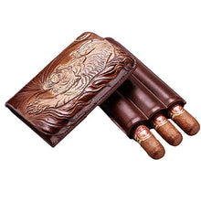 SMEJS Viaggi Cigar Humidor - Cuoio Sintetico Cigar Box Portatile Cigar Box umidificatore