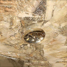 WEHOLY Lavabo in Resina Lavabo da Incasso Ovale in Pietra Naturale Lavabo antispruzzo per Hotel in Marmo Creativo retrò
