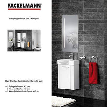 Fackelmann Sceno Set di 3 Accessori da Bagno per lavello/lavabo/Specchio