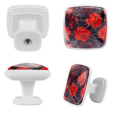 Modello rosa 4 PCS Pomelli per Porta, Pomolo per Mobile, Pomelli per Mobili con Viti, Maniglia per Armadietto, Pomelli per Porta, Pomelli per Cassetti per Porta, Armadio, Cassetto e Credenza