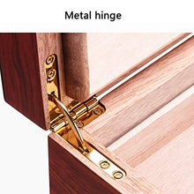 Umidificatore per Sigari Umidificatore per Sigari Scatola per Sigari in Legno di Cedro Scatola per Esposizione in Legno di Cedro Stoccaggio A Due Zone Grande capacità di Stoccaggio per 100 Sigari